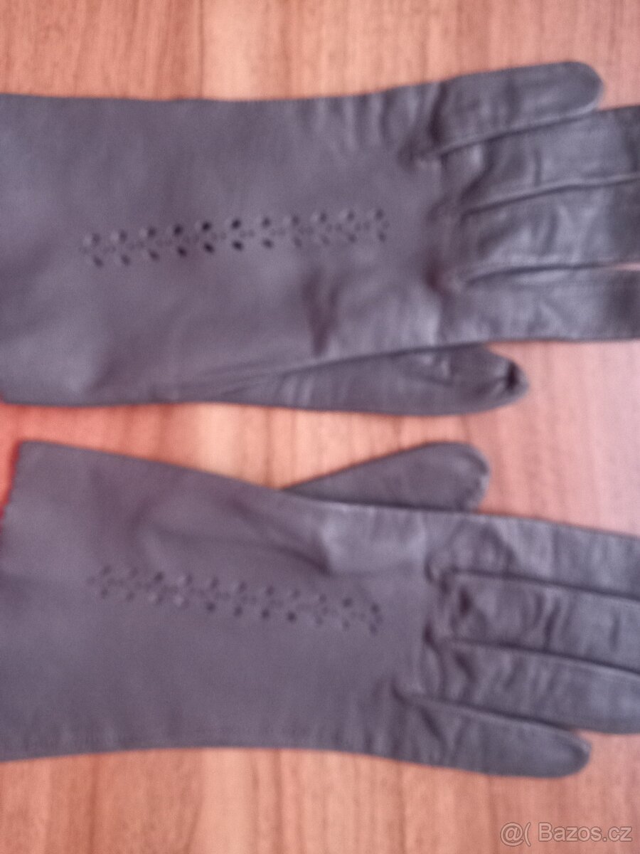 Rukavice dámské - kožené - 4