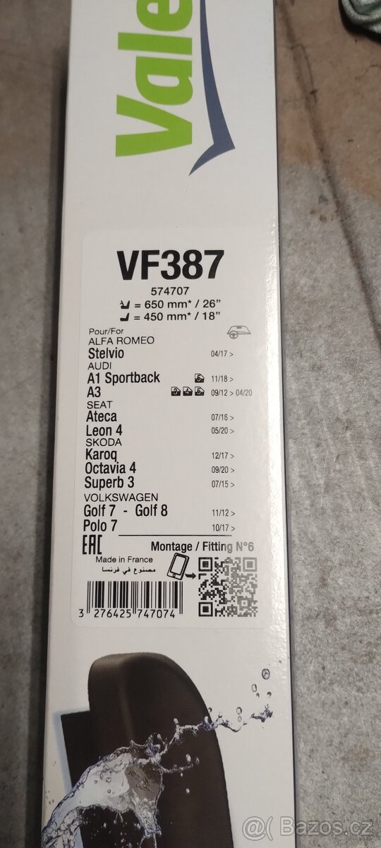 Stěrače, filtry Golf 7 - 4