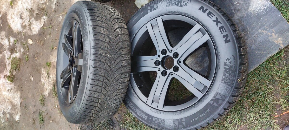 ALU kola 5x112 r17 zimní pneu - 4