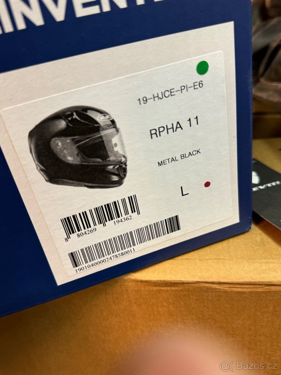 Helma HJC RPHA 11 metalblack L, komunikatoru Sena SF4 - 4