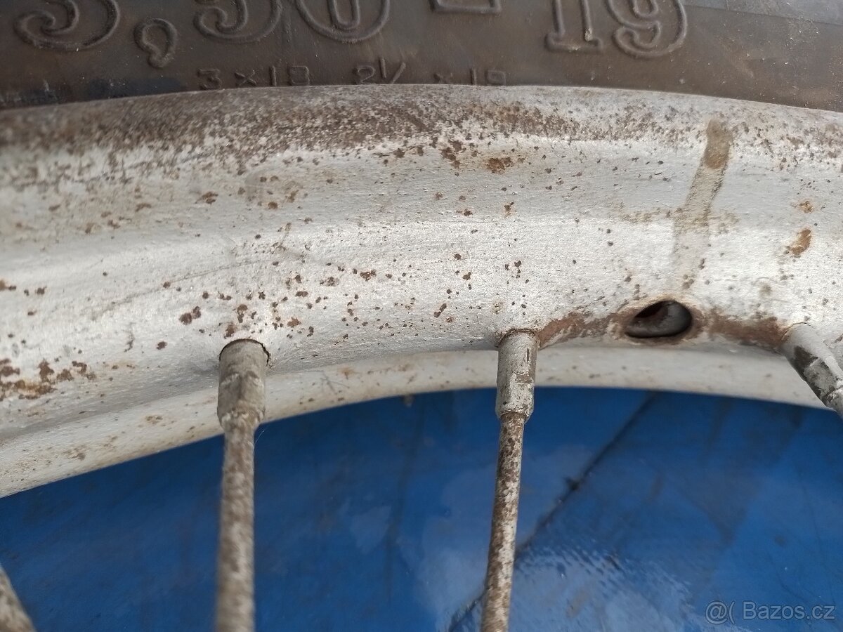 ČZ 125T přední kolo - 4