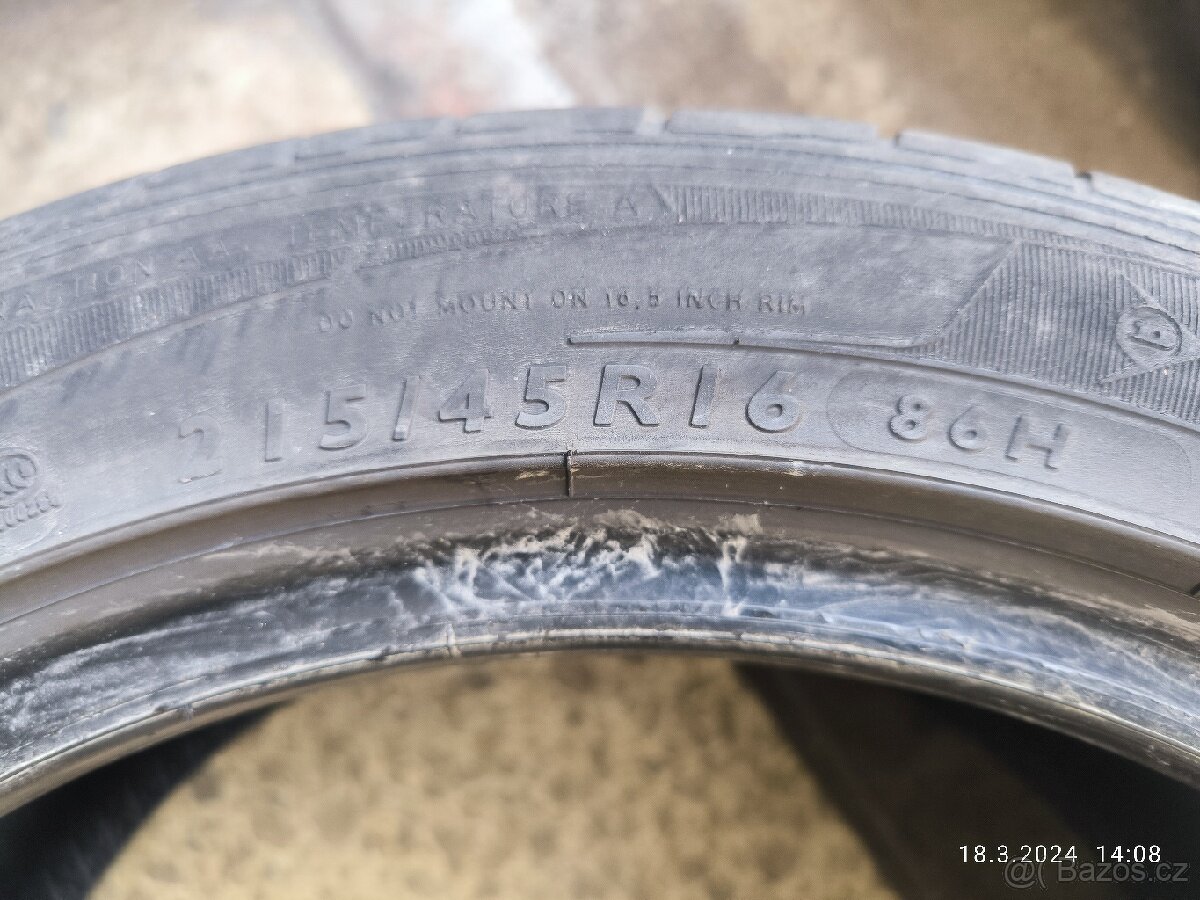 Letní 215/45 R16 Dunlop - 4