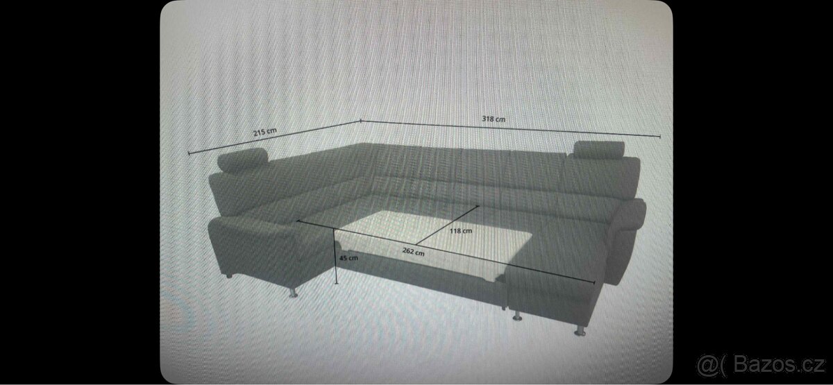 Sedačka ve tvaru U - 4