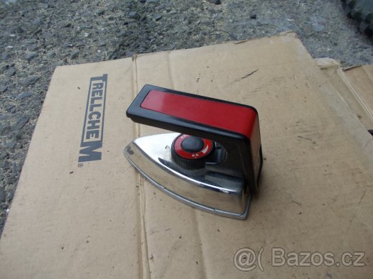 retro cestovní žehlička - 4