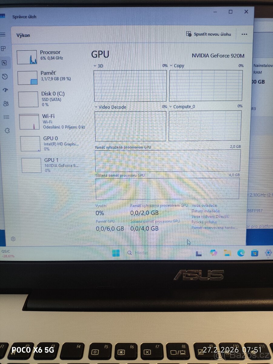 Herní notebook Asus - 4
