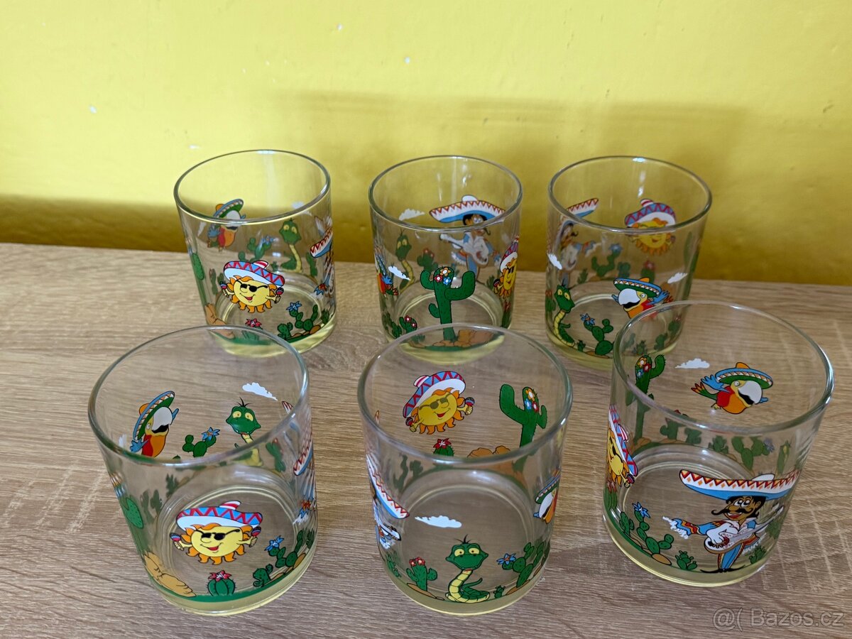 Retro skleničky pro děti - 4