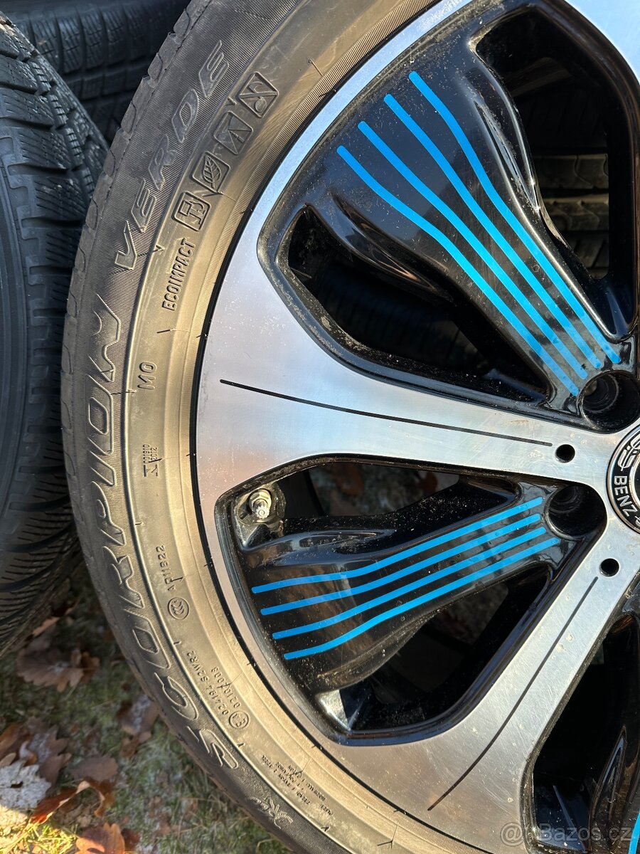 ALU KOLA MERCEDES EQC R20 LETNÍ SADA JAKO NOVÉ TOP - 4