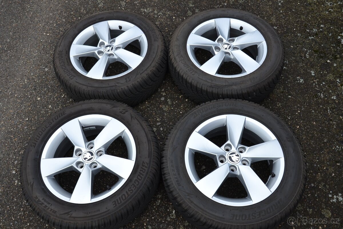 Š.Fabia IV/VW Polo.S.Ibiza -NOVÁ zimní ALU sada 185/65R15. - 4