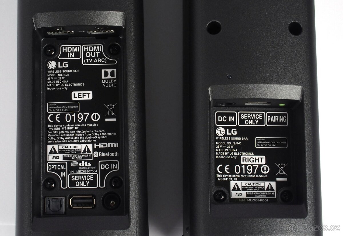 Soundbar LG s bezdrátovým subofrem - 4