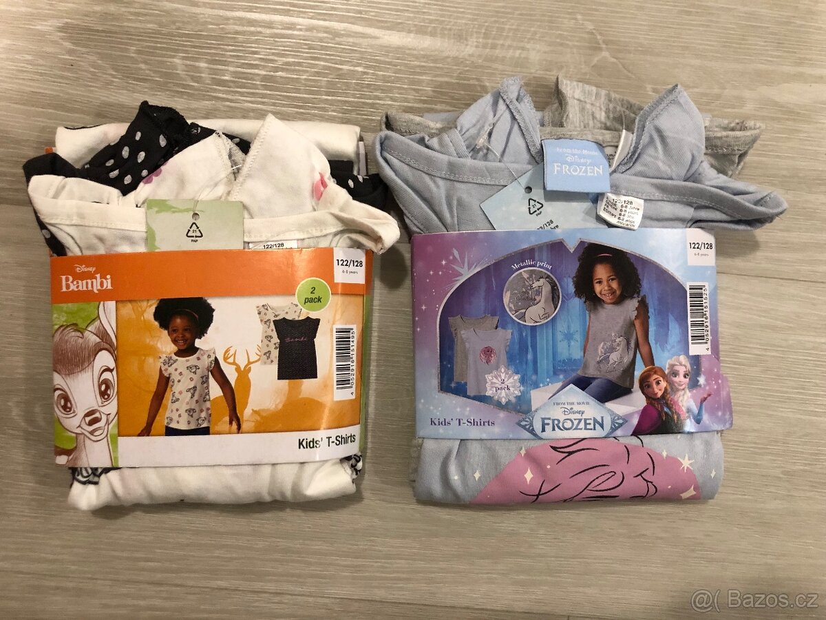 Dívčí trička Lupilu 110/116 a 122/128 - 4