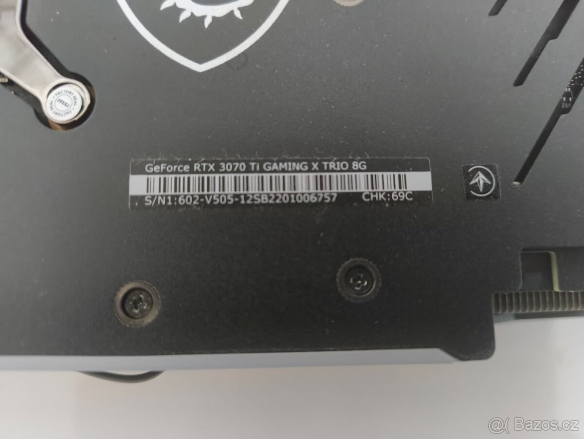 Prodávám MSI NVIDIA RTX 3070Ti - 4