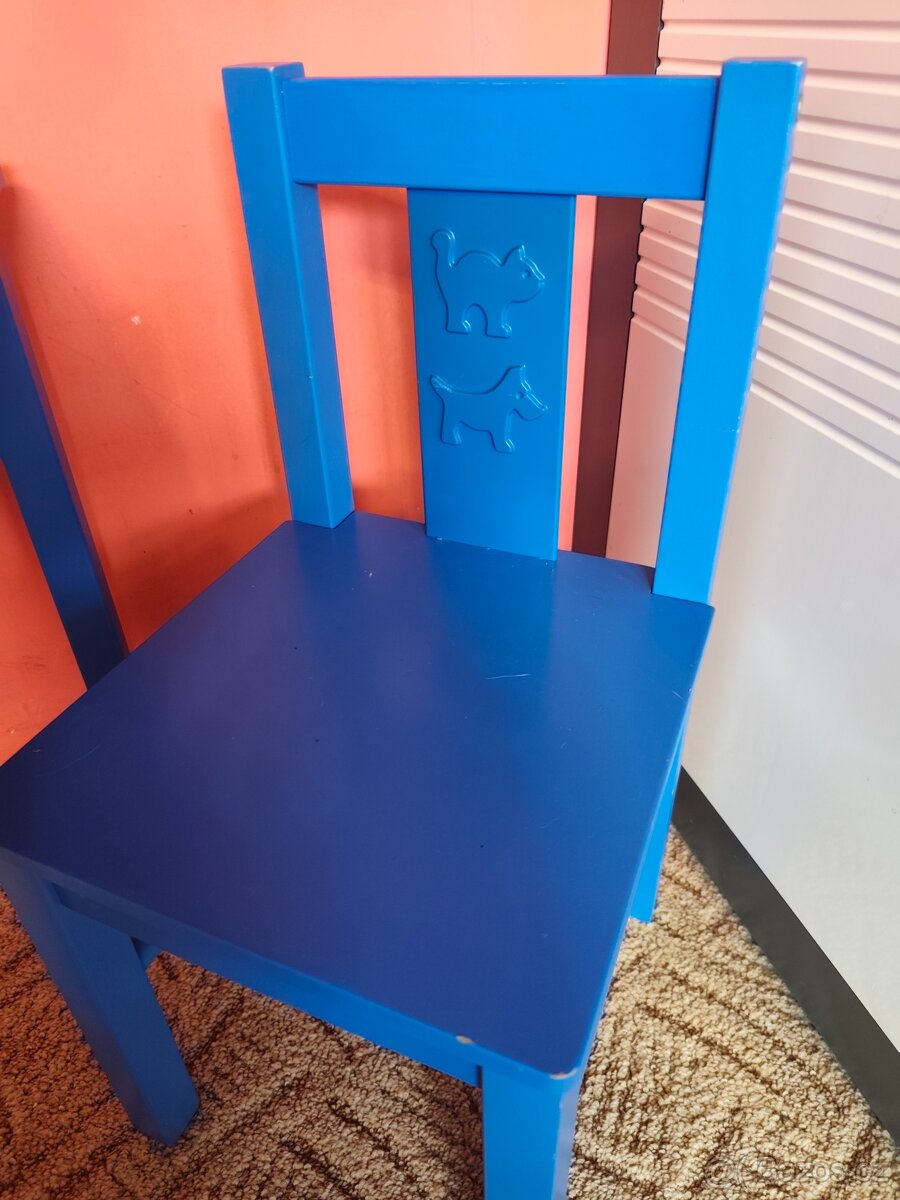 IKEA KRITTER Dětský set stoleček s židličkou - 4