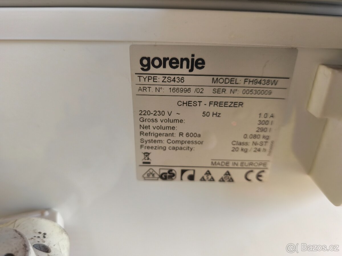 mrazák 300L Gorenje - 4