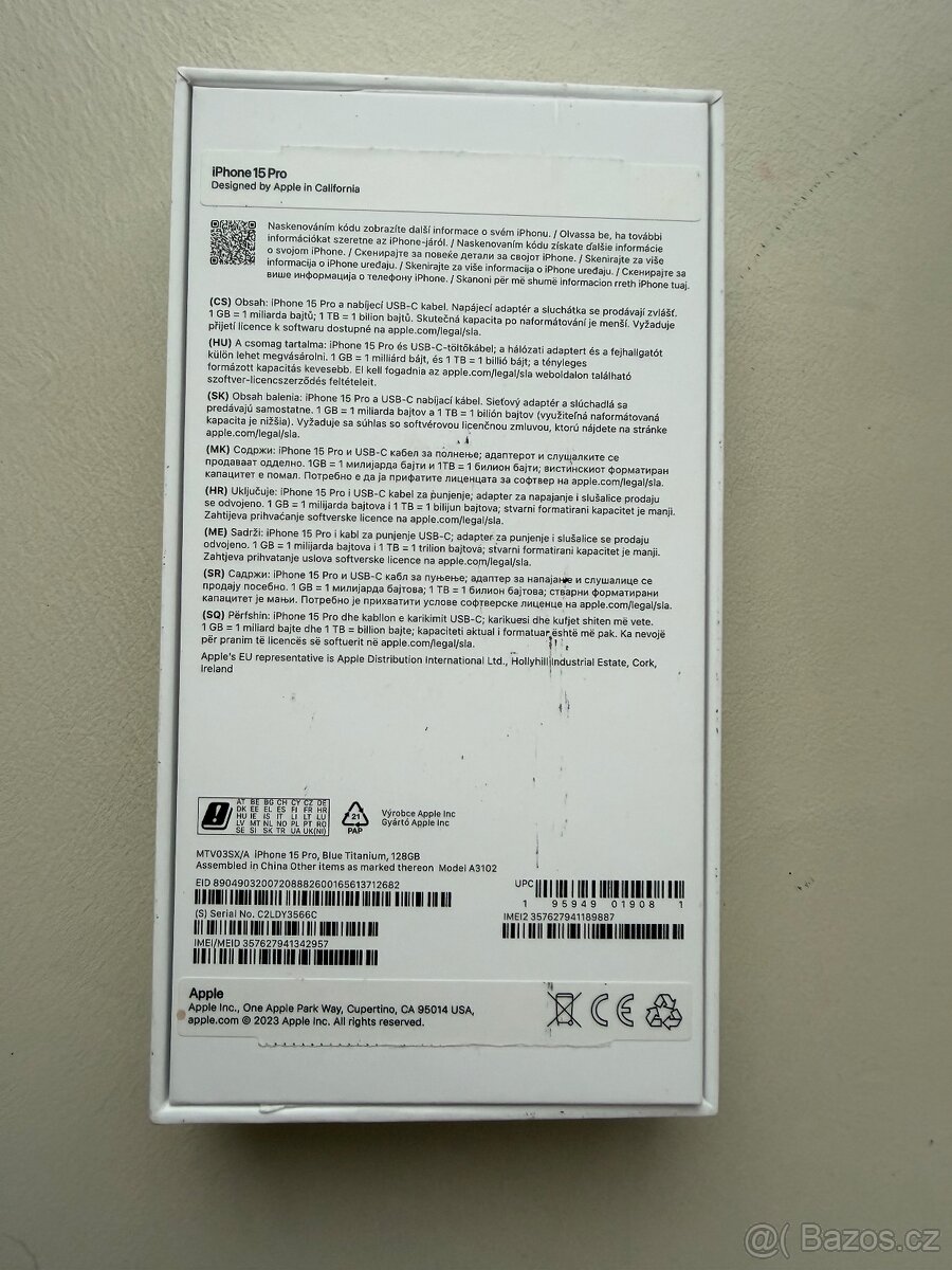 Apple iPhone 15 PRO, blue titanium, 128 GB - 4