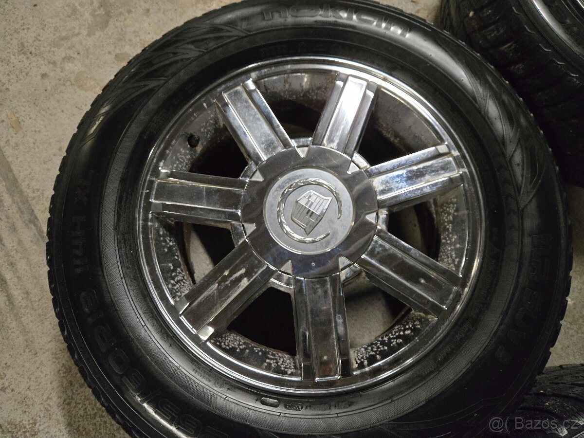 Hliníkova kola 6x139.7 + zimni pneu 265/60r18