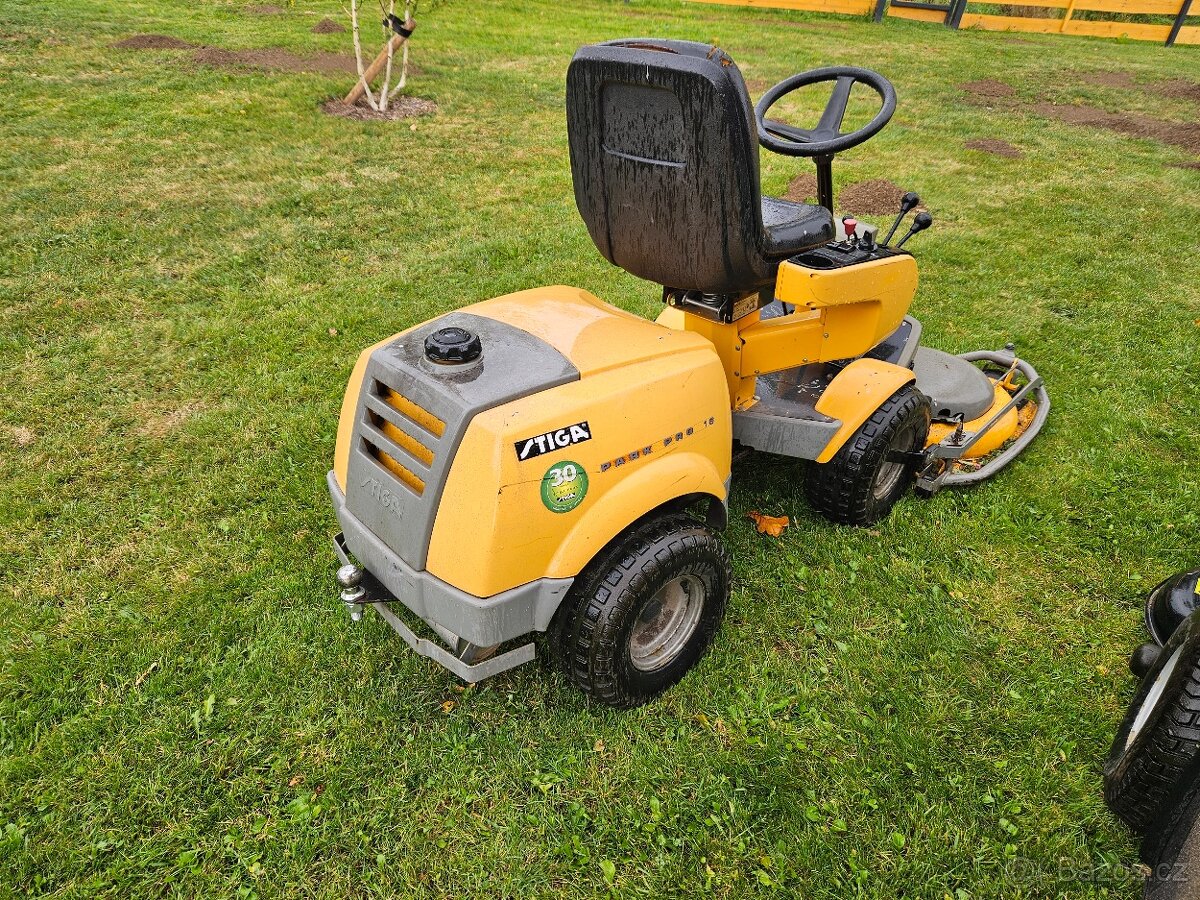 Stiga Park Pro 16, zahradní traktůrek, rider - 4