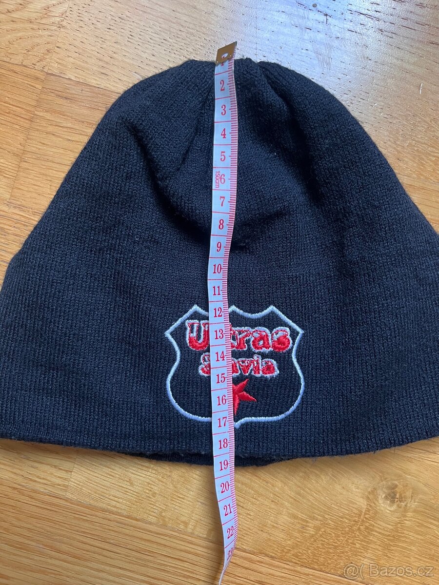 Černá pletená čepice Ultras Slavia - 4