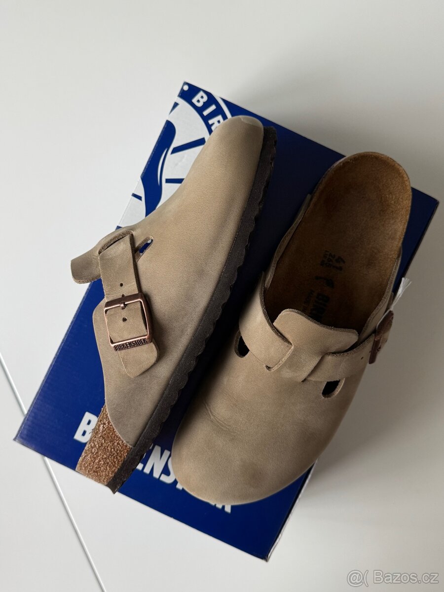 Birkenstock Boston Oiled Leather — Tobacco Brown - 4