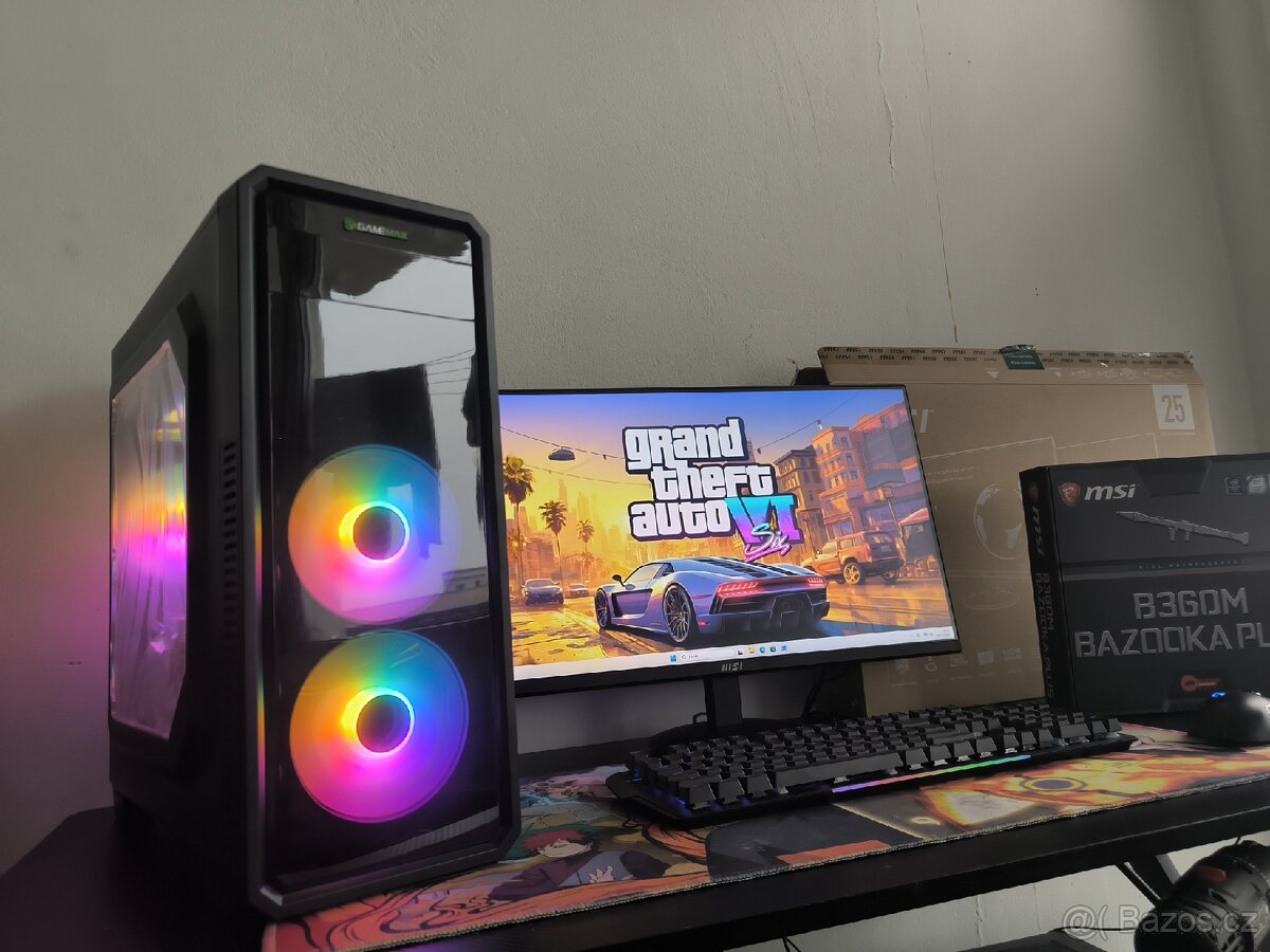 KOMPLET HERNÍ PC SESTAVA I5 8400 GTX 1070 8GB WIN 11 - 4