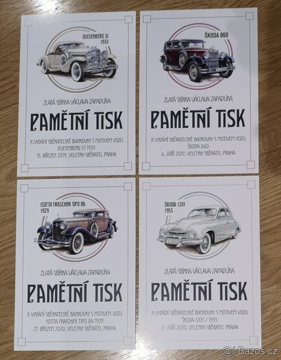 Zlatá sbírka V. ZAPADLÍKA, bankovky veteránů, Gábriš - 4