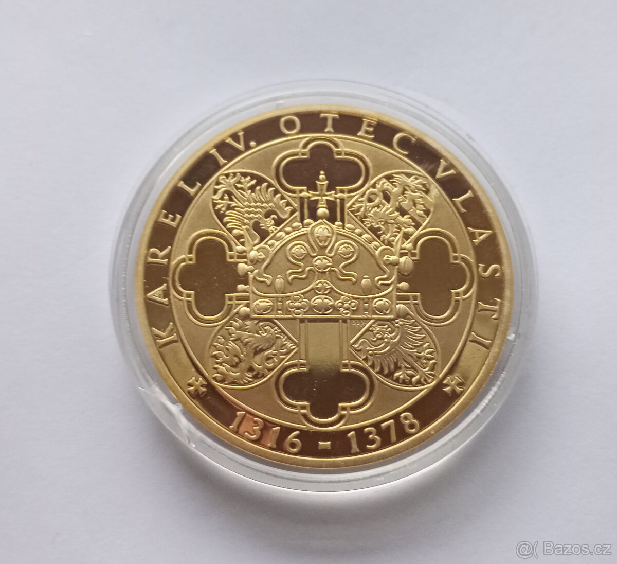 Pamětní medaile Katedrála sv. Víta | pozlaceno - 4