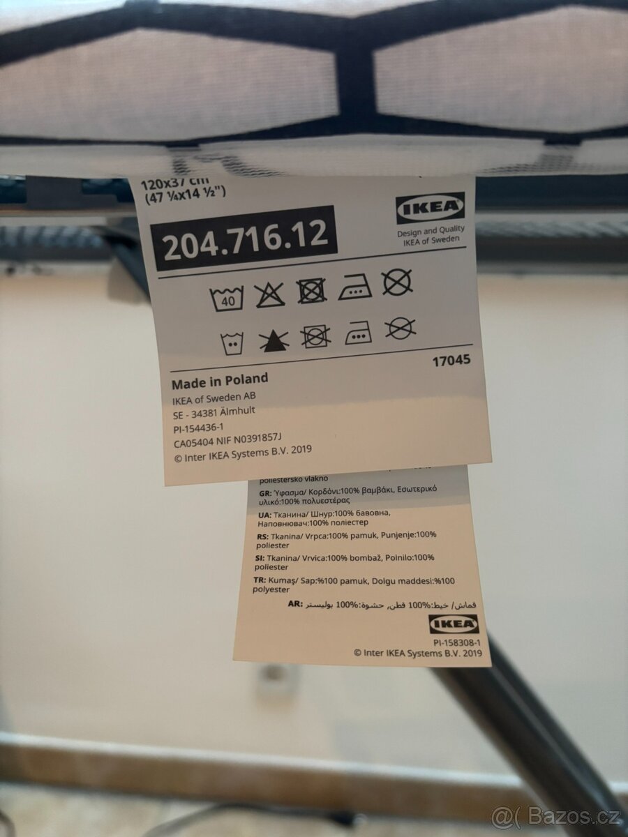 Žehlicí prkno Ikea DÄNKA - jako nové - 4