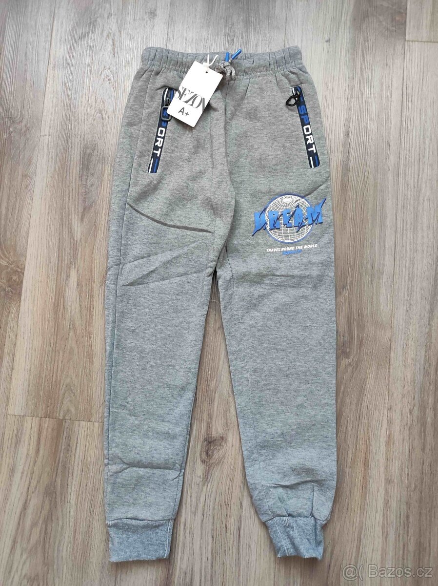 Chlapecké zateplené tepláky nové - 4