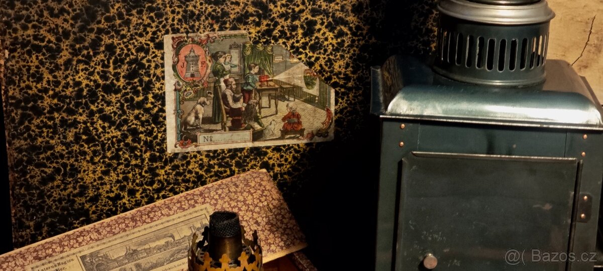 Cca 125 let stará kouzelnická lucernička od J.F. - 4