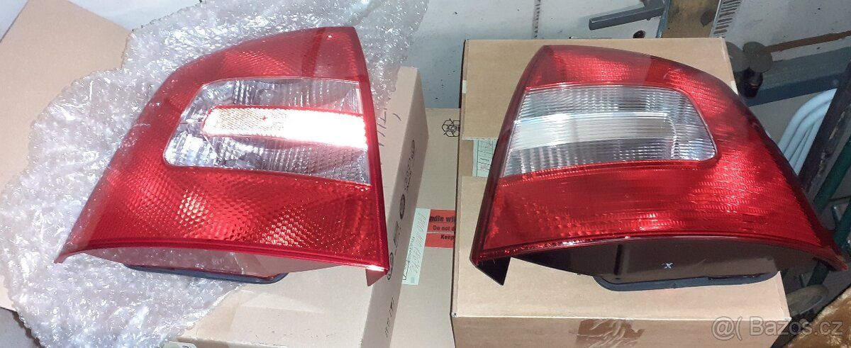 Světlo z. levé Škoda Octavia II (original Škoda), NOVÉ - 4