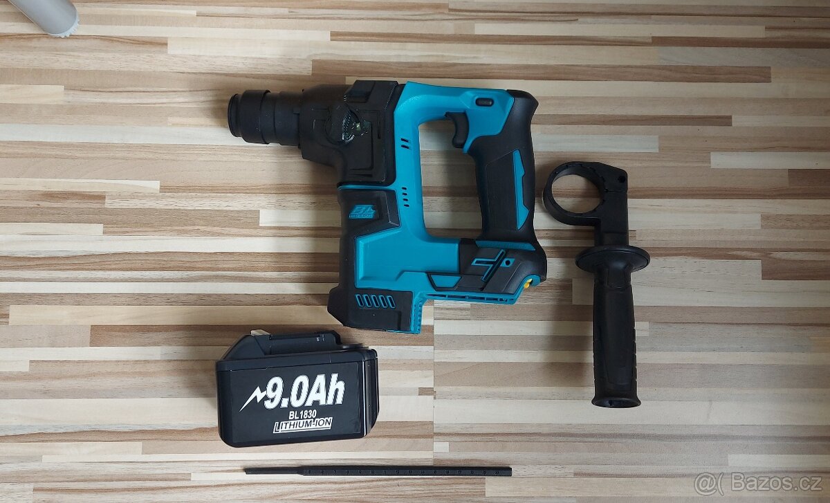 Aku elektrické vrtací-dourací kladivo, pro Aku Makita 18V. - 4