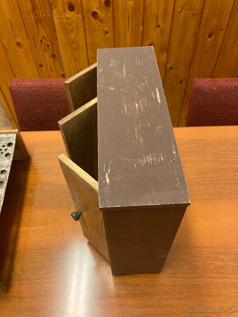 Starožitná retro hračka, nábytek, xylofon, klavír - 4