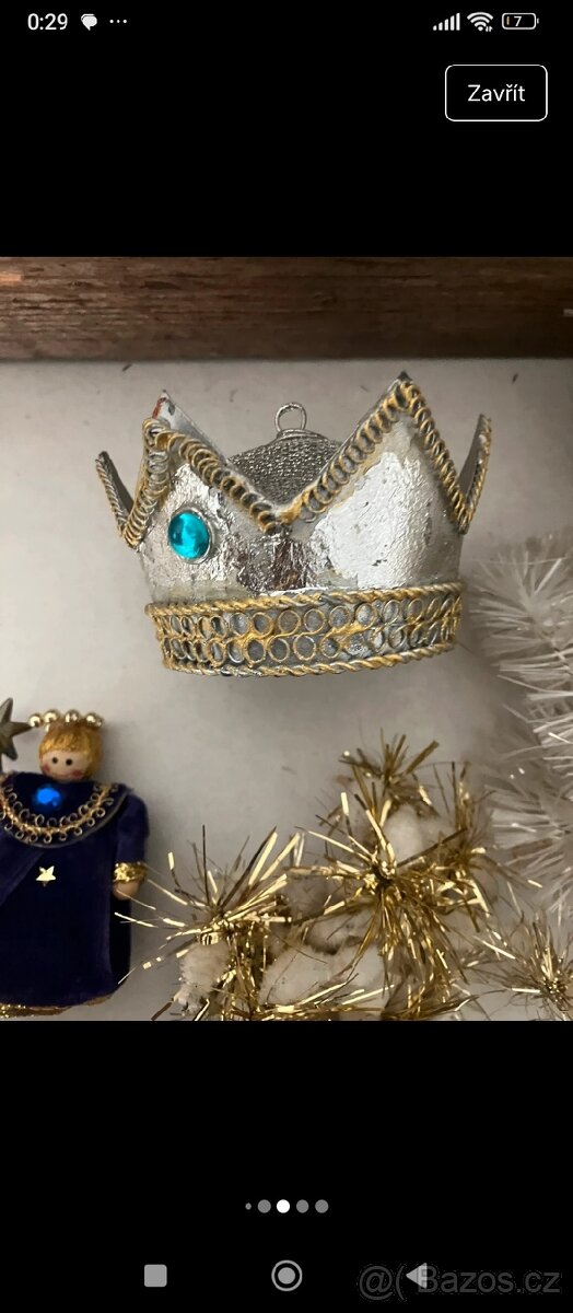 Mix starých vánočních ozdob. - 4