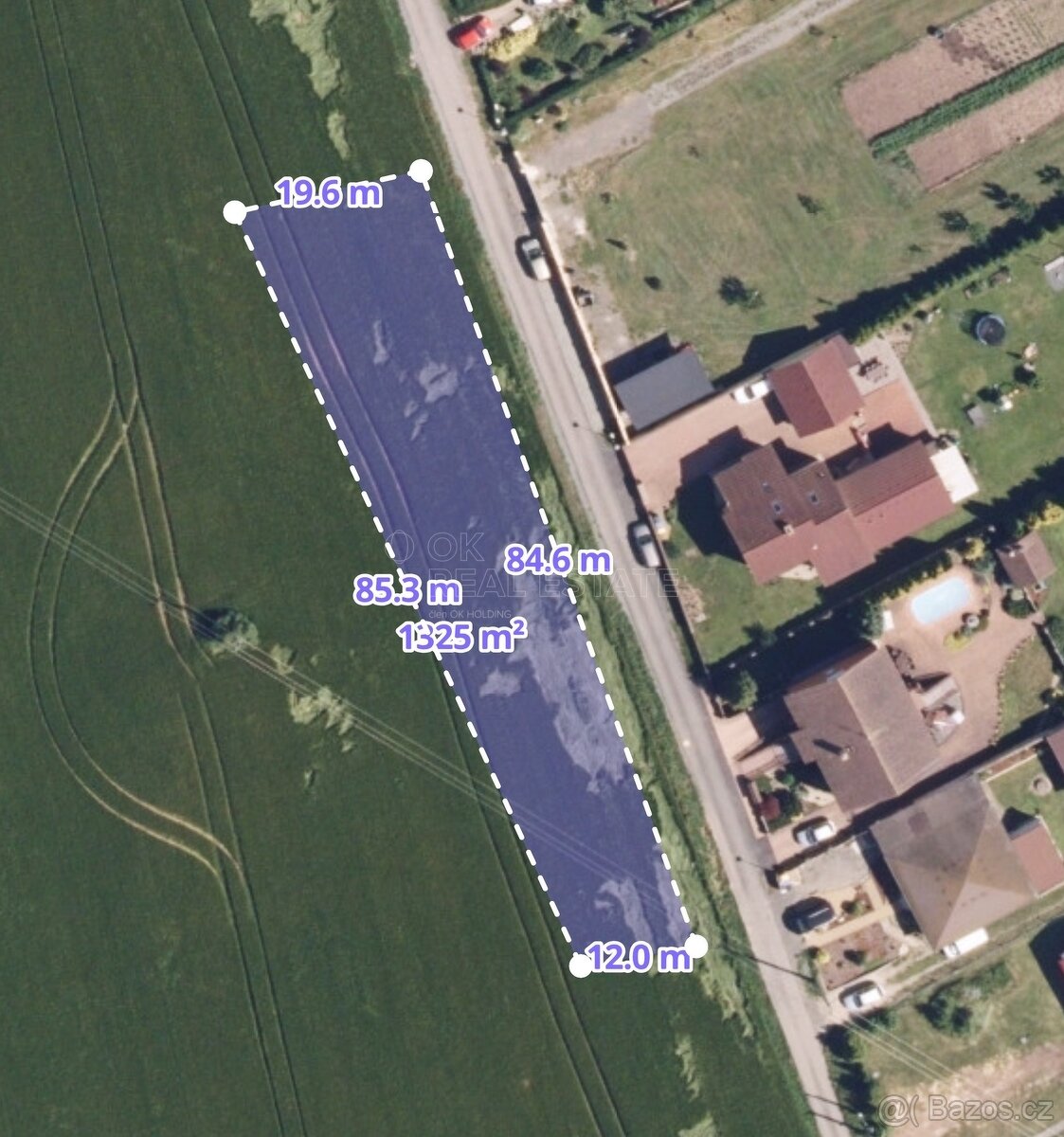 Prodej, pozemek 1 325 m2, Cholina - 4