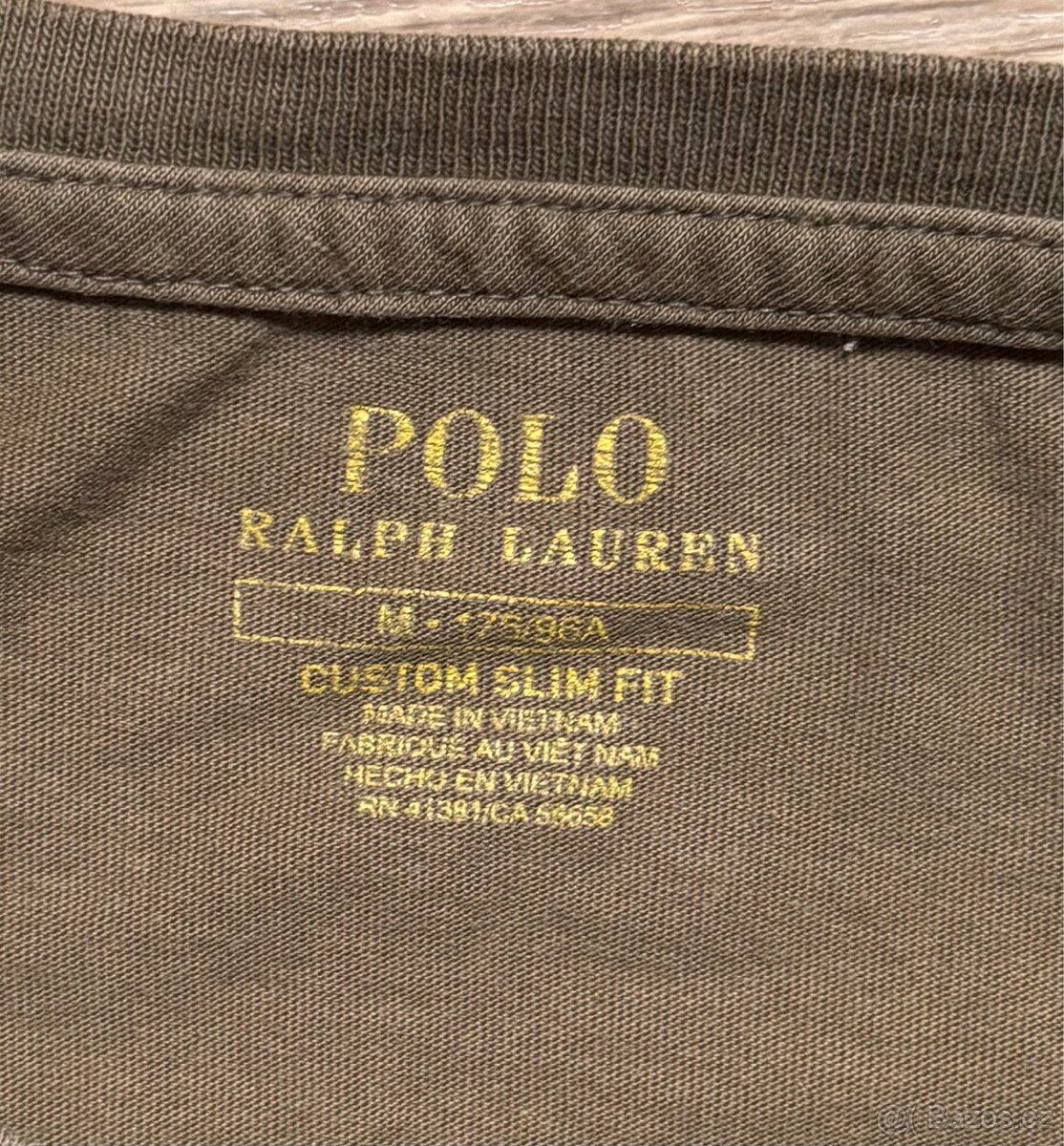 Krásné pánské tričko Polo Ralph Lauren vel.M - 4