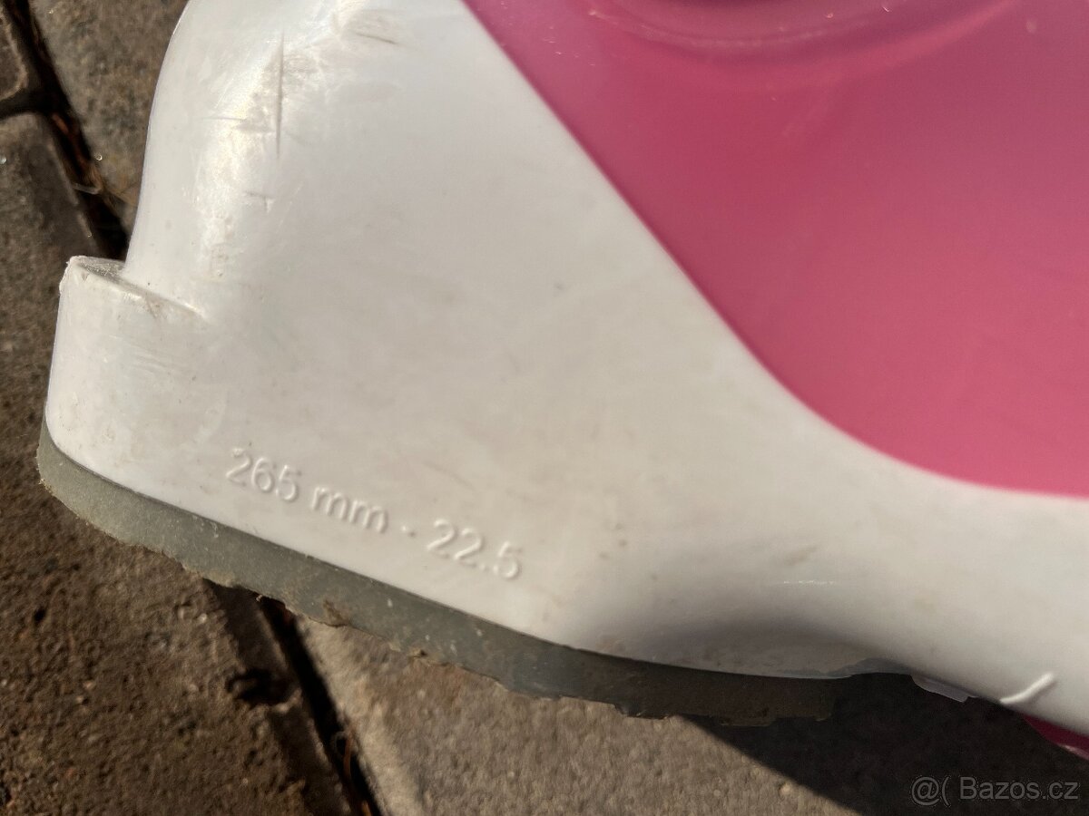 Prodám dětské lyže Rossignol 120cm + boty Rossignol 225mm - 4