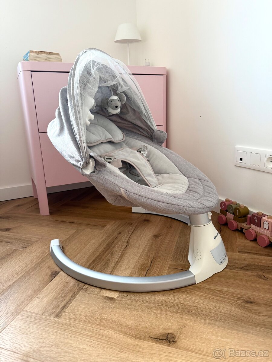 Elektrická houpačka a lehátko Mama Kiddies Premium 2v1 s - 4