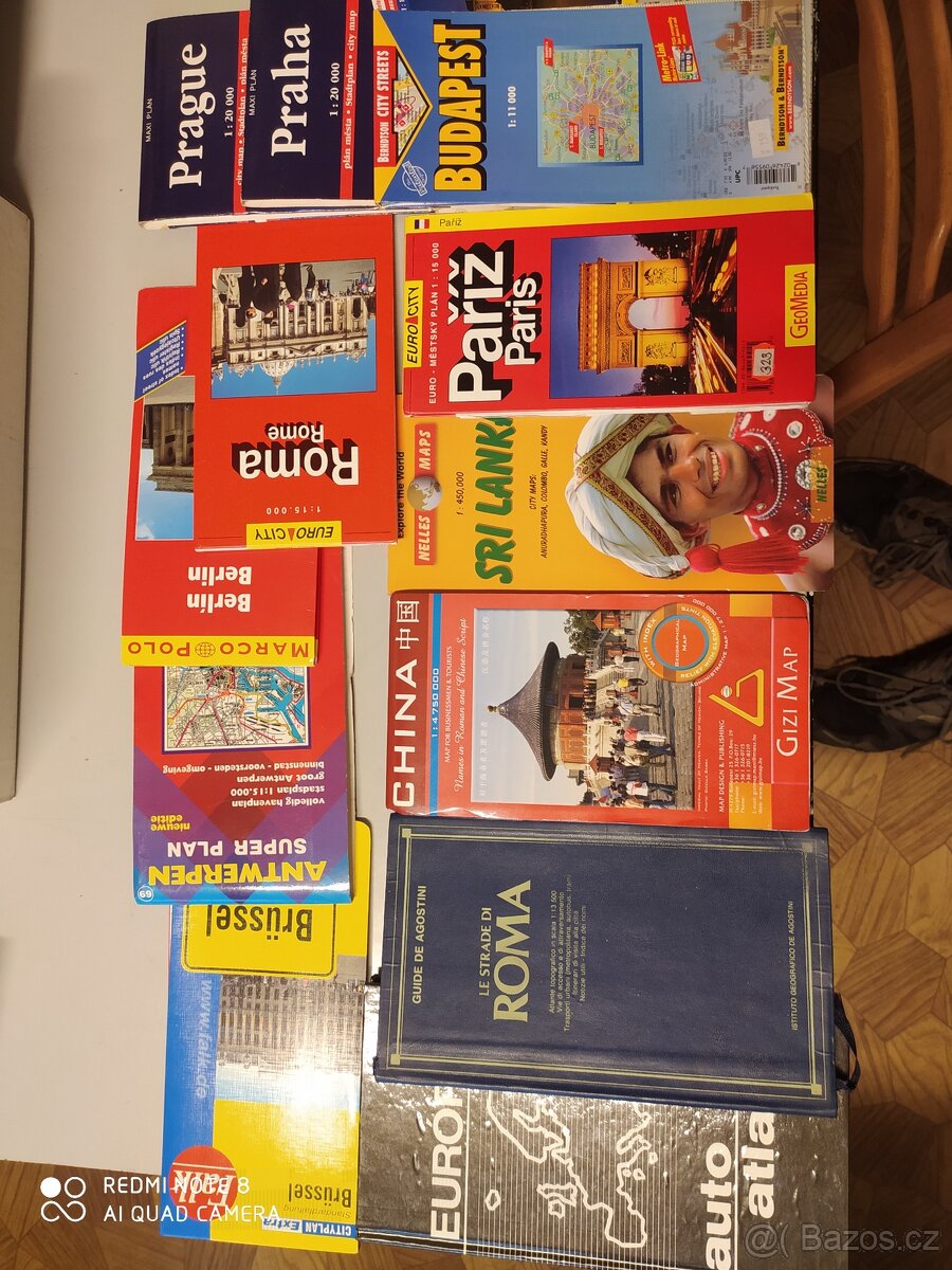 Mapy měst, státu, atlasy - 4