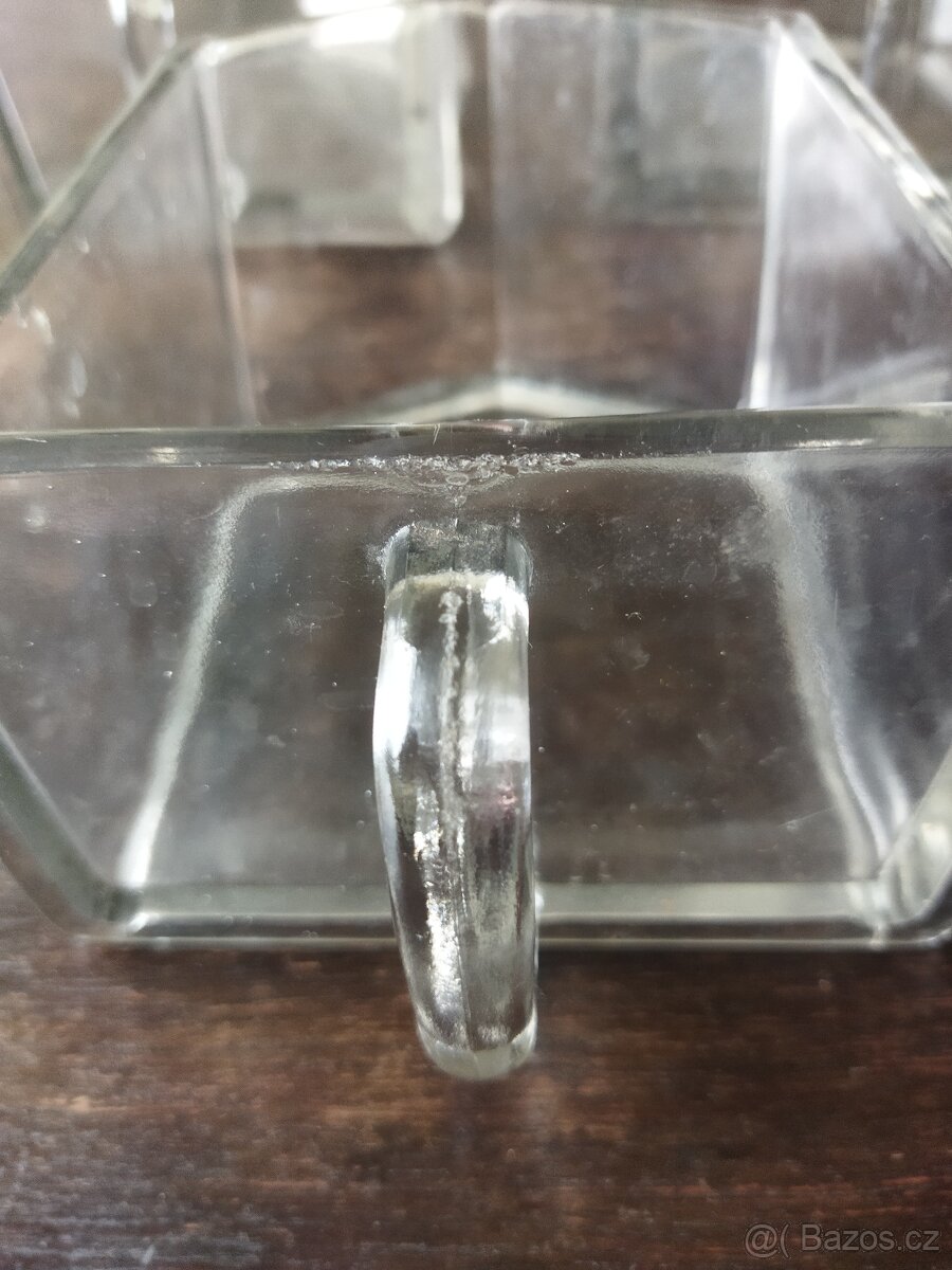 Skleněné dózy - retro - 4