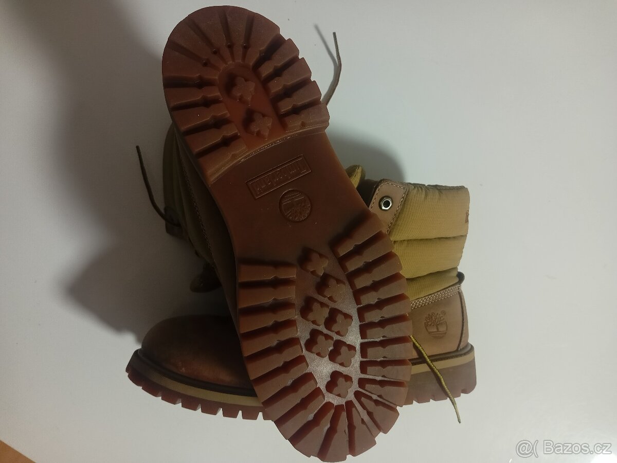 Kožené Boty Timberland, vel. 39, klasické sv.hnědé - 4