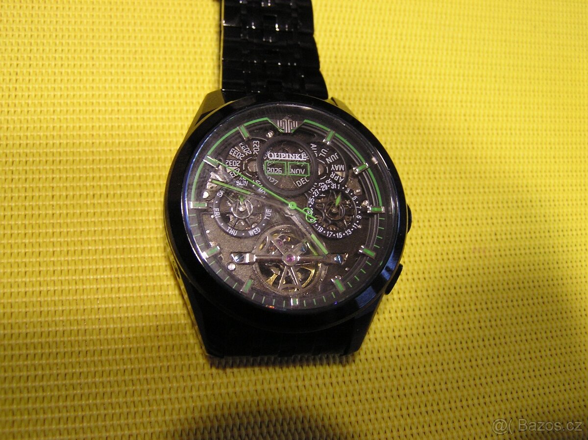 Pánské,luxusní hodinky Oupinke - 4