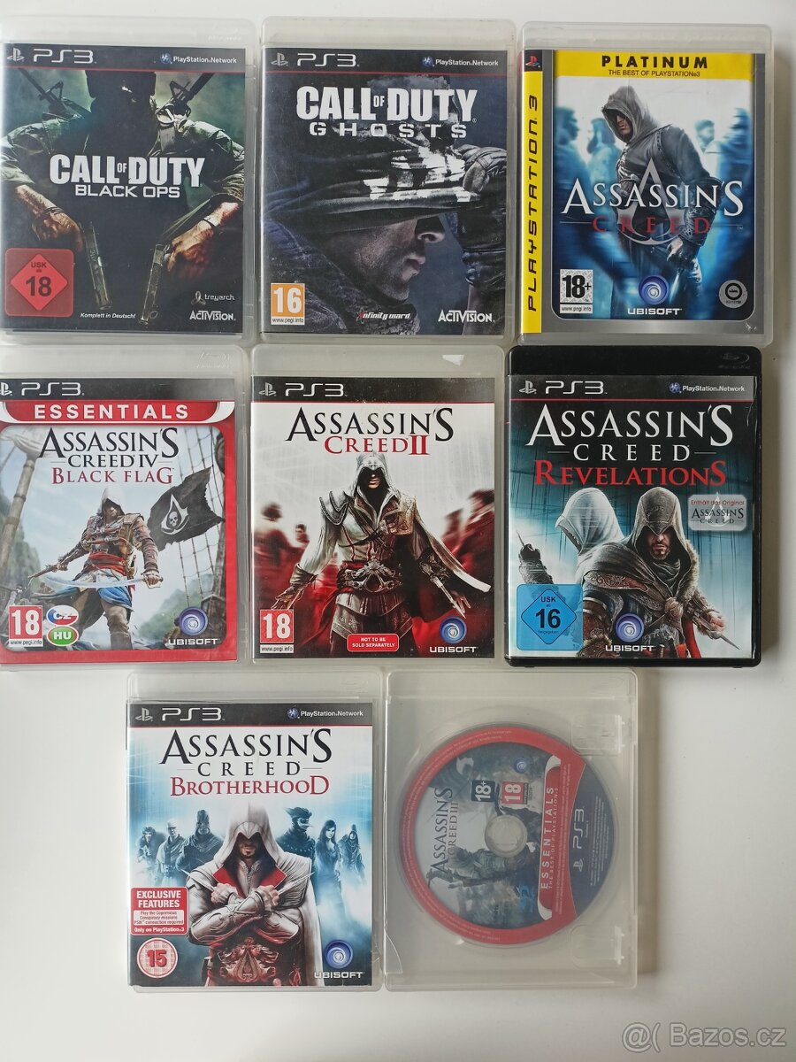 Hry na PS4 + PS3 - 4