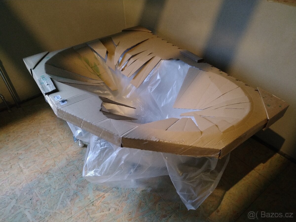 Vana Ravak ROSA 2 , levá, bílá, 150x105 cm - 4