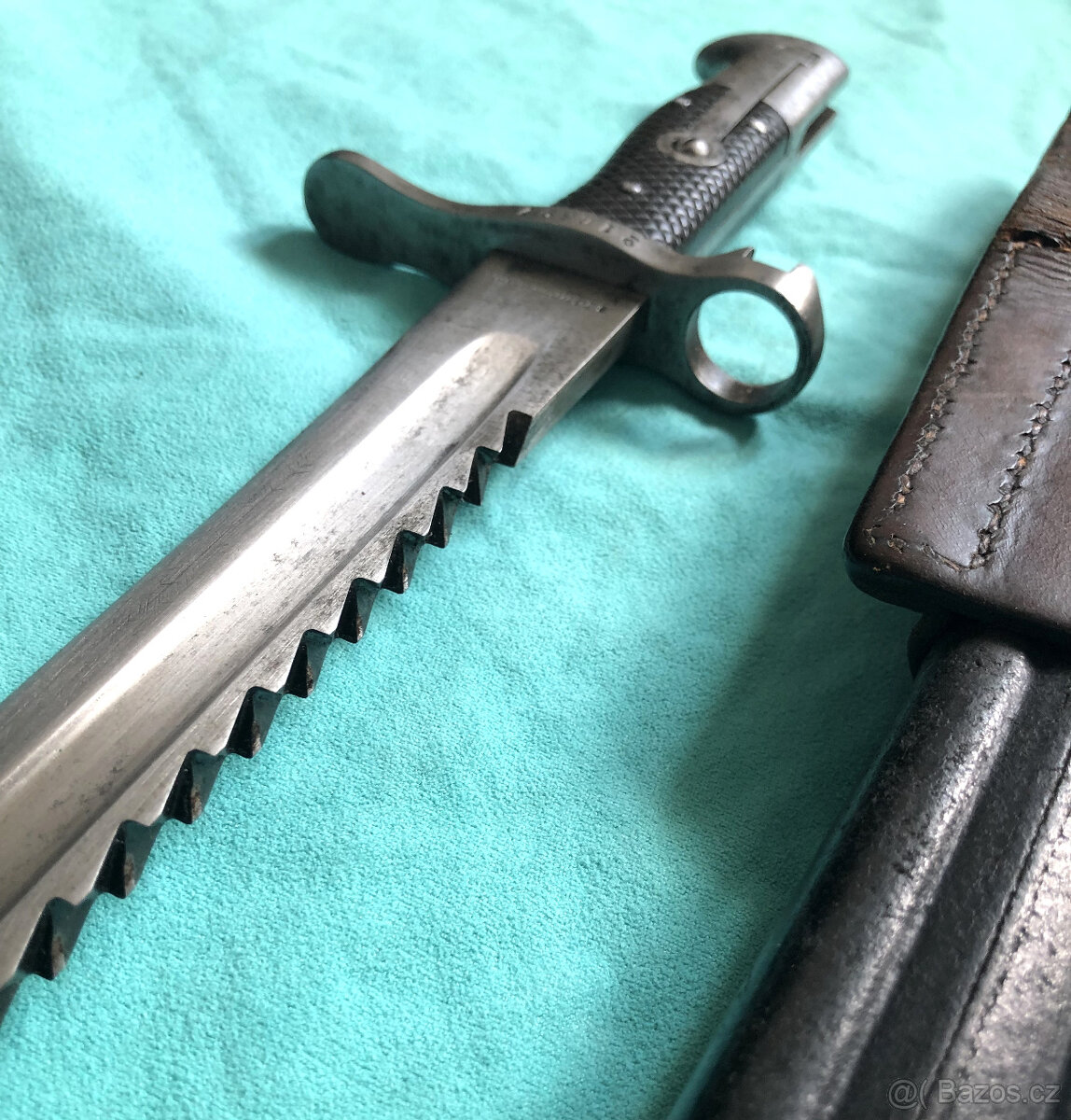 Švýcarský bodák Vetterli M1887 s pilou - 4