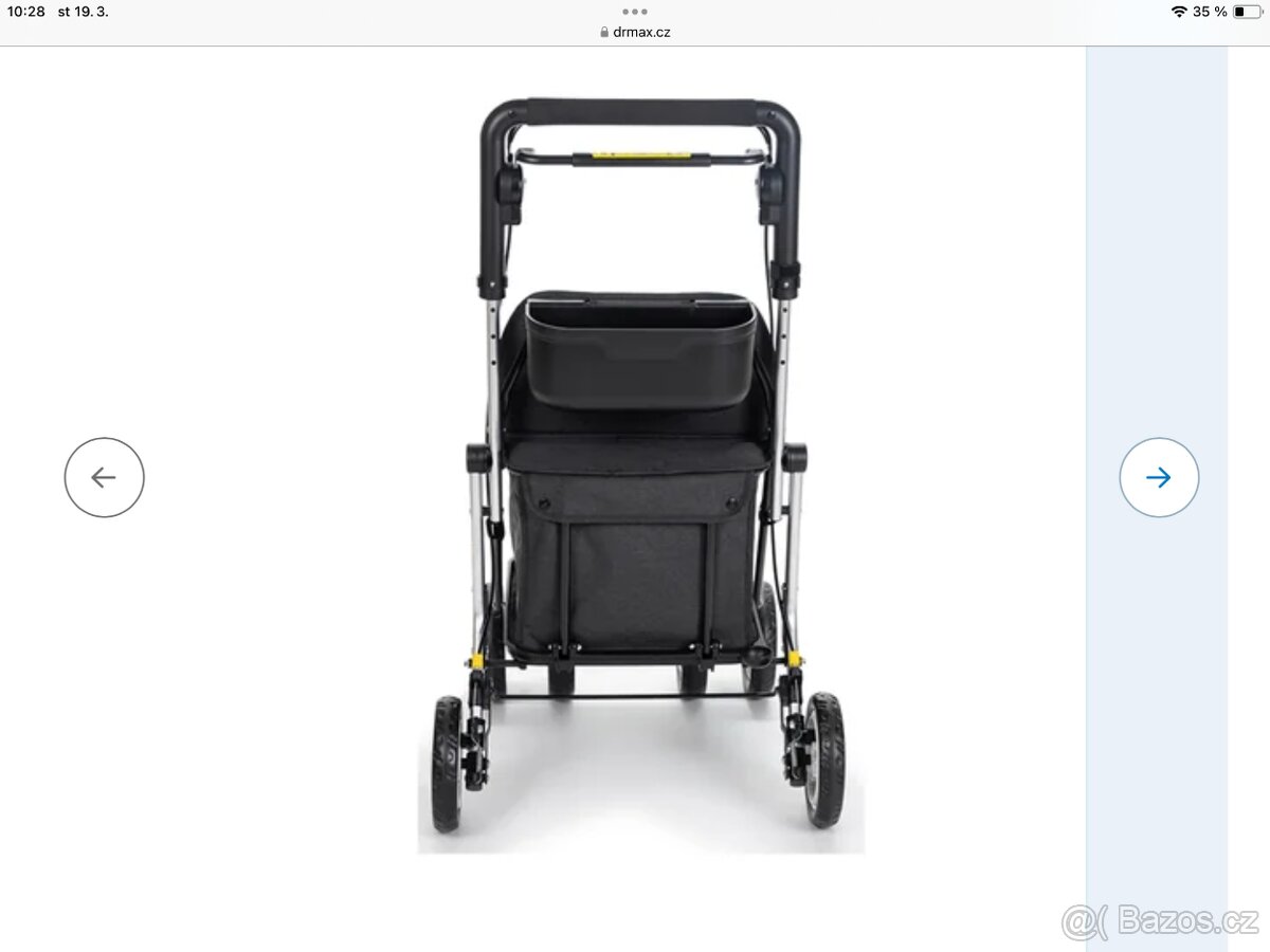 Chodítko Carlett Senior Comfort šedá - 4