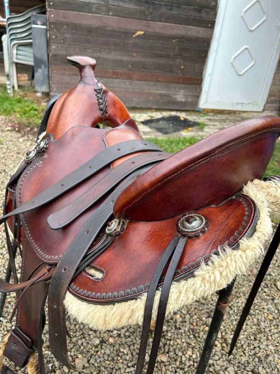 Westernové sedlo Calif - 4