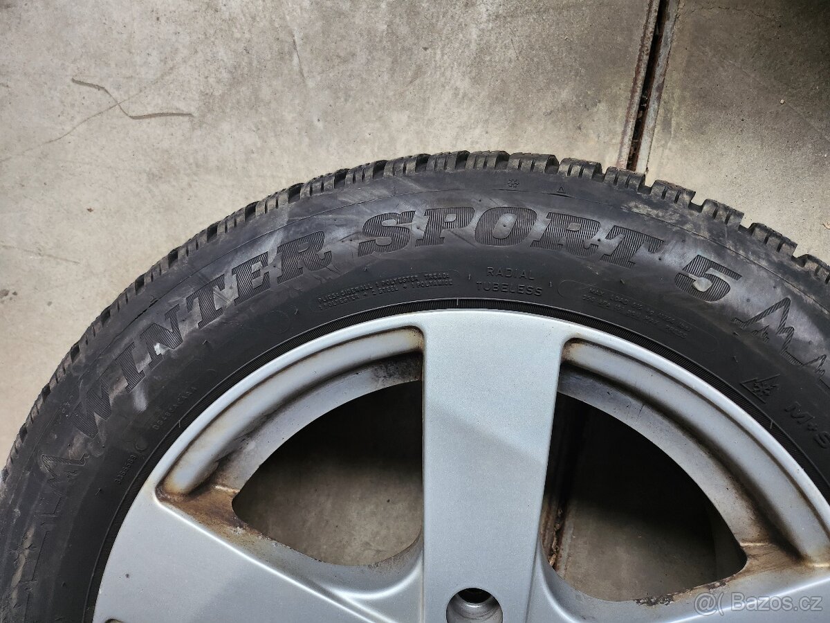 prodám 4 ks alu.kola + zimní pneu - 4