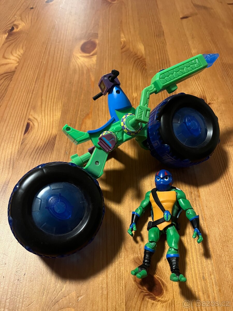 Motorka želvy ninja s figurkou - 4