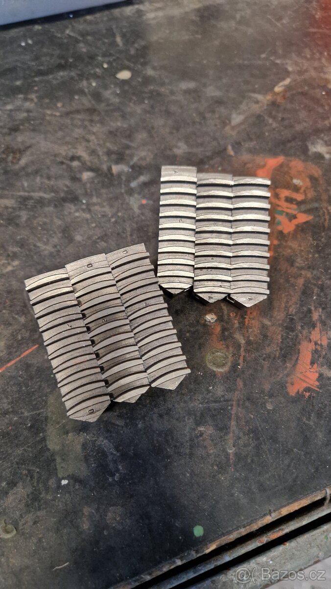 Čelisti na sklíčidlo TOS 160/3 - 4