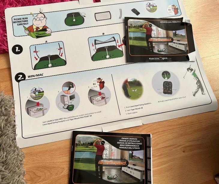 Golfovy simulator Launchpad Tour Cd se softwarem na odpaly d - 4