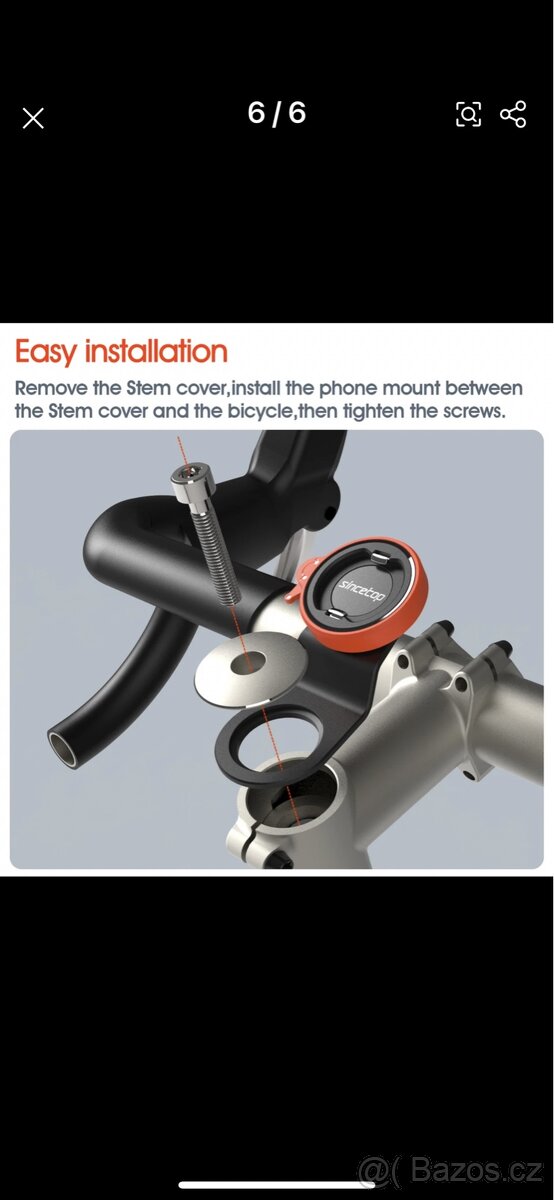 iPhone 12 / 12 Pro – cyklo držák a kryt Sincetop - 4